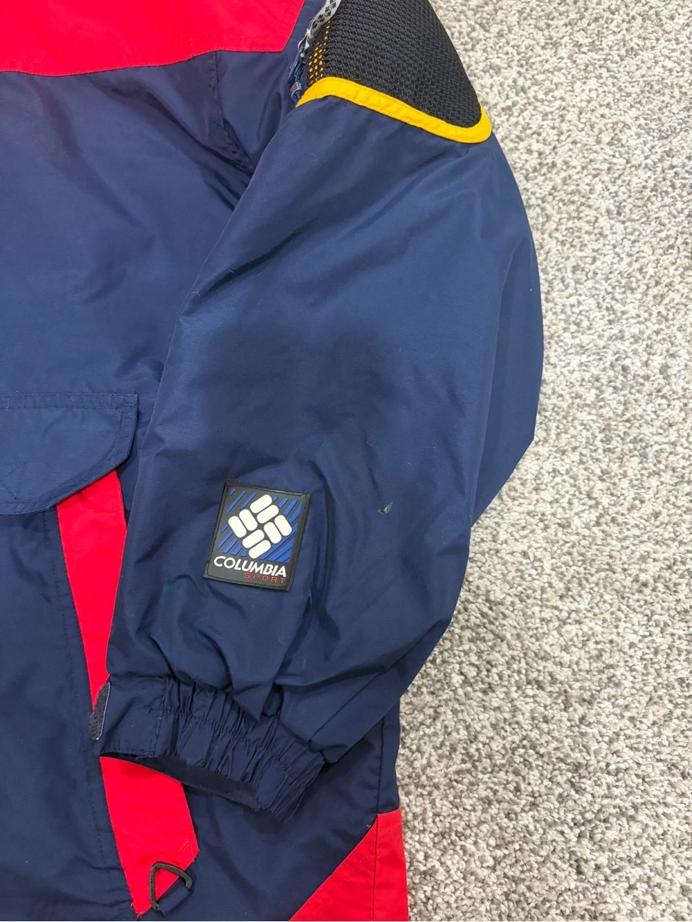 Vintage Fall 1997 Columbia Sportswear Colorblock Pullover Anorak Ski Jacket L